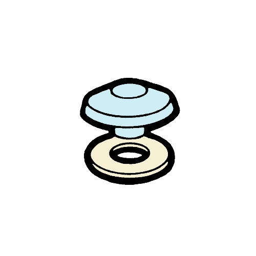 Přítlačný terčík "Button", PC